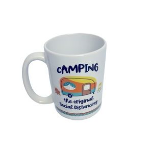 Camping Mug - Camping - The Original Social Distancing 2cups or 16 ounces.